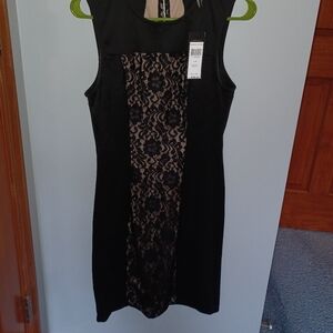 BCBGMAXAZRIA Black Lace Dress
